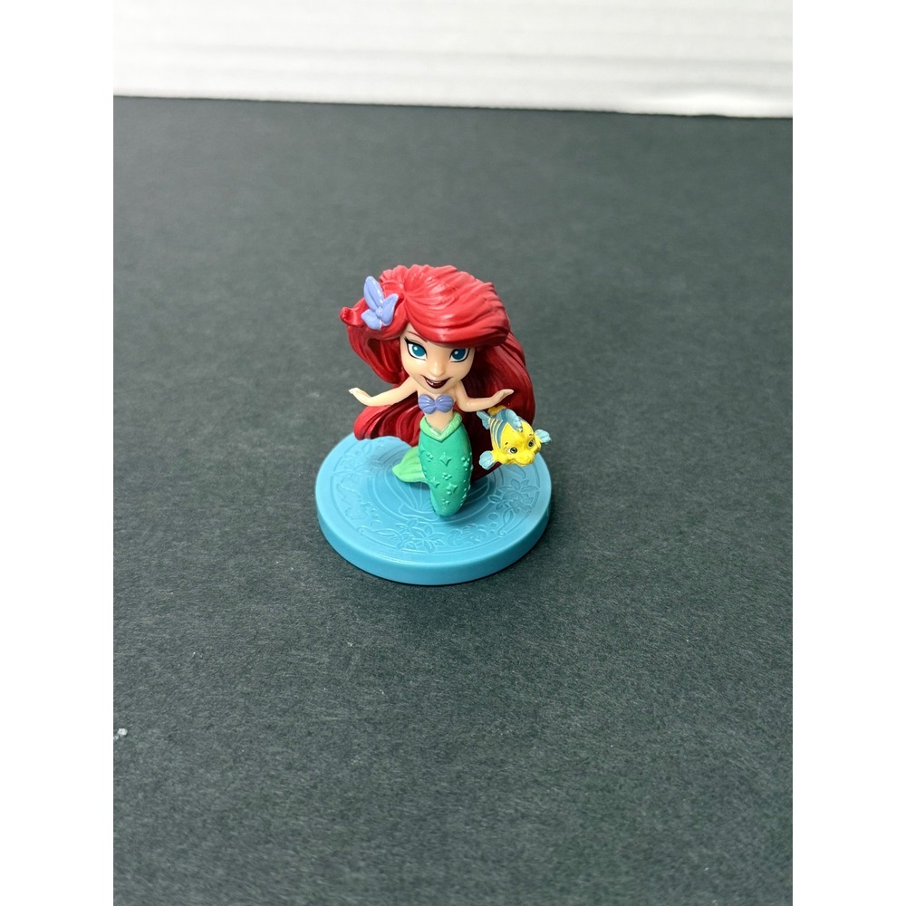 RARE Disney Ariel The Little Mermaid Mini Figure with Flounder Jakks UKCA